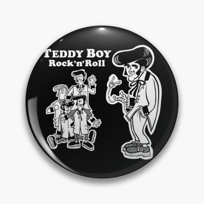 Teddy Boy button